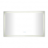 Ambient Clear Glass Modern Anti Fog LED Mirror 47" x 30"